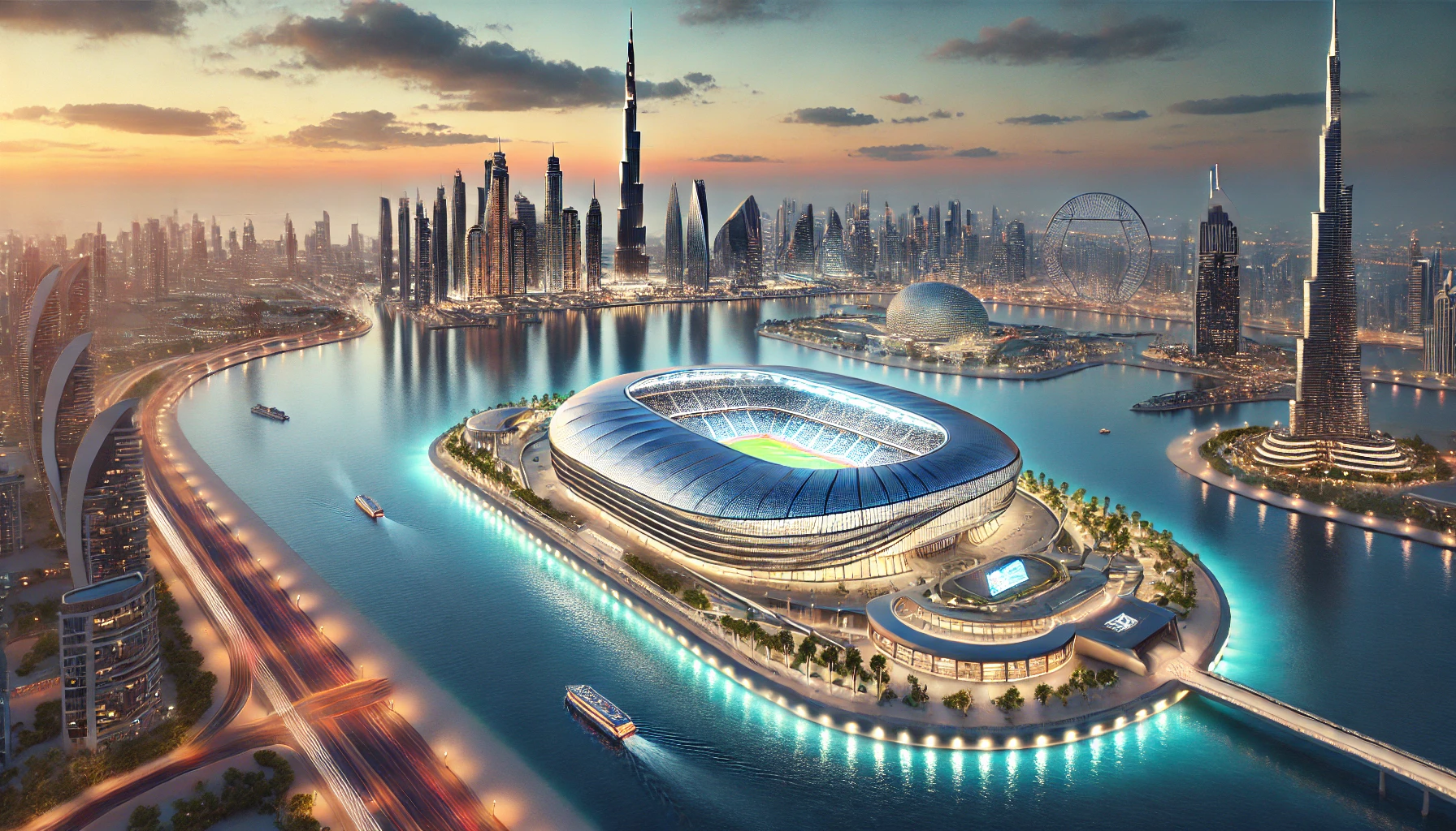 World’s First Floating Stadium Opens in Dubai: A Revolutionary Feat of Engineering and Sports Innovation